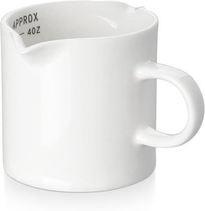 ABRUTY Espresso Cups, 5 OZ Ceramic Double Spouts Cups, Espresso Shot Cup by ABRUTY