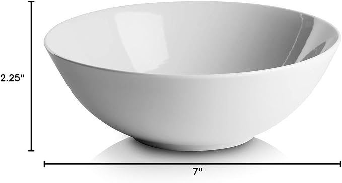 10 Strawberry Street Simply White 7" Coupe Cereal Bowl - Image 7