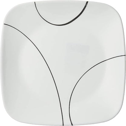Corelle Vitrelle 6-Piece Salad Plate Set, Triple Layer Glass and Chip Resistant - Image 3