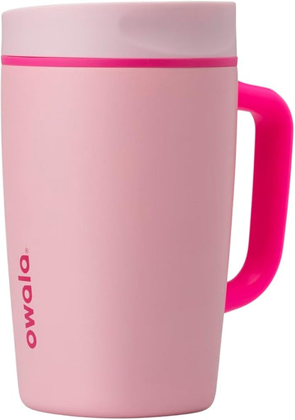 Owala SmoothSip Slider Stainless Steel Insulated Travel Mug by Unknown