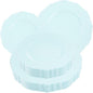 60pcs Mint Green Plastic Plates by WDF