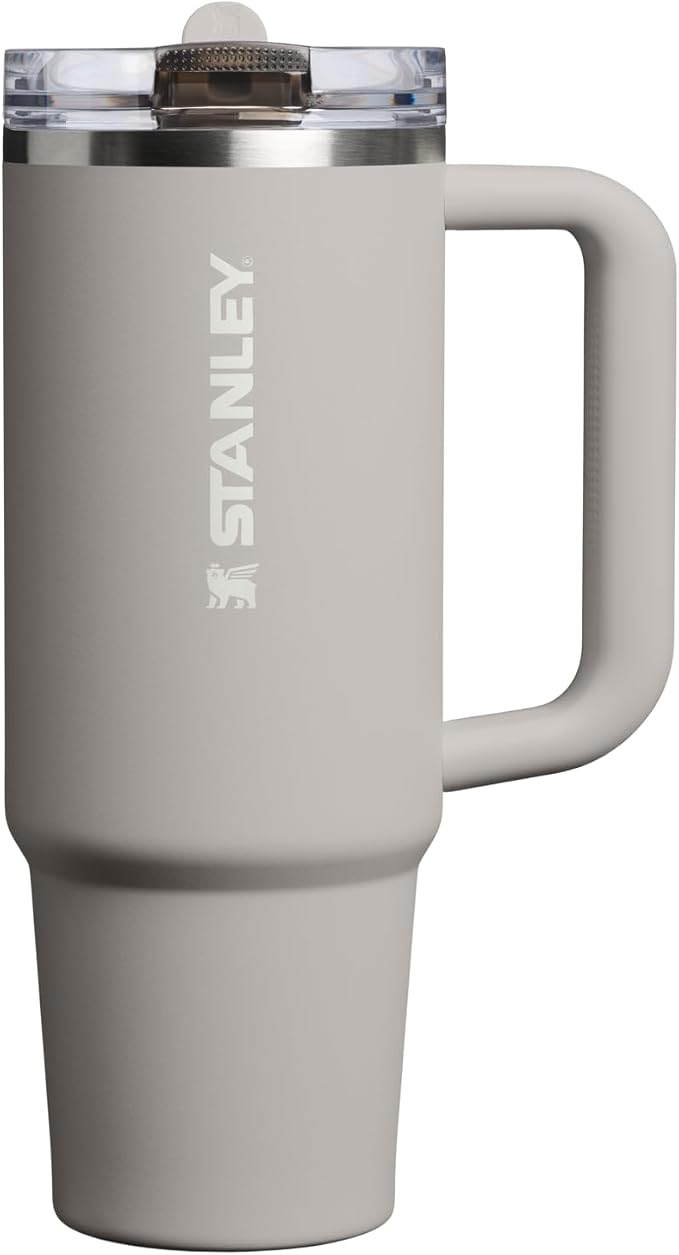 STANLEY Quencher ProTour Flipstraw Tumbler, 30 oz, Ash | Built-In Straw & by Unknown