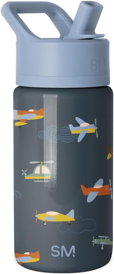 Simple Modern Kids Water Bottle & Toddler Cup | 14oz | Airplane | Insulated by Unknown