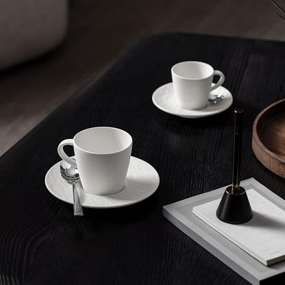 Villeroy & Boch Manufacture Rock Blanc Coffee, Modern Cup, Premium Porcelain - Image 3