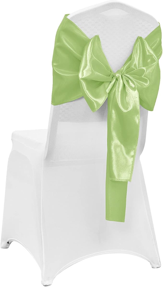 4-Pack Green Satin Table Runner 12 x 108 Inch Long Bright and Smooth Silk - Image 6