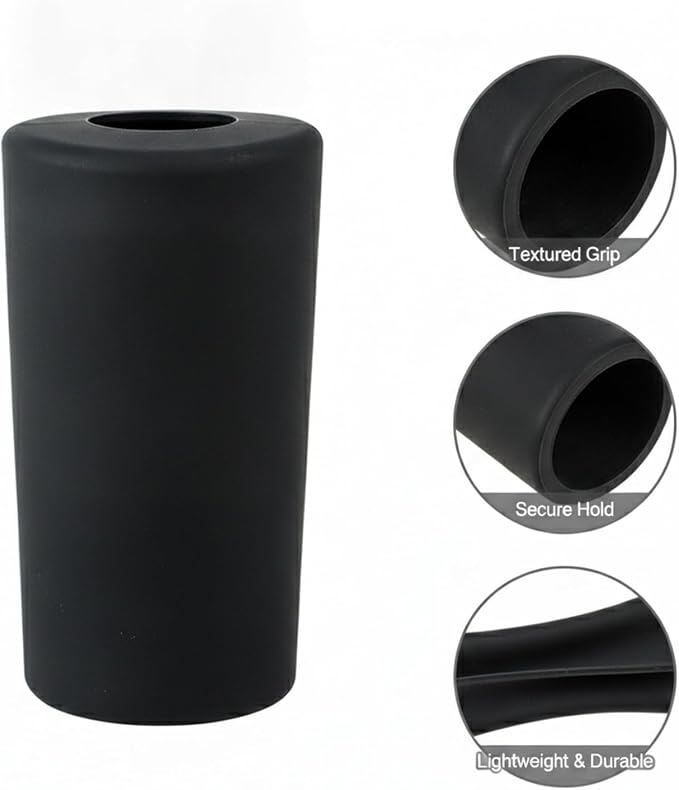 1 Pack Silicone Cup Sleeve for Handleless Mugs, Textured Grip Cover for - Image 6