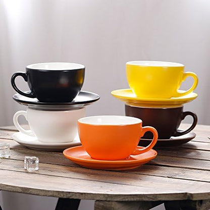 Coffeezone Small Speciality Coffee Double Espresso Cup and Saucer, Small - Image 4