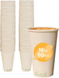 100% Compostable Disposable Coffee Cups Paper Cups Made from Bamboo, by EarthsNaturalAlternative