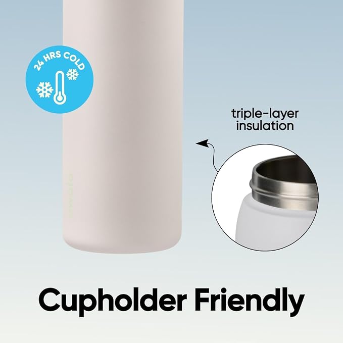 Owala FreeSip Stainless Steel Water Bottle 40 oz Iced Breeze - Image 4