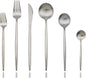 JASHII Luxury Flatware, Silverware Sets, 6-pieces Elegant Cute 18/10 Stainless Steel Silverware Set for Eating Home Kitchen Hotel Restaurant, Service Sets for 1 People, Dishwasher Safe