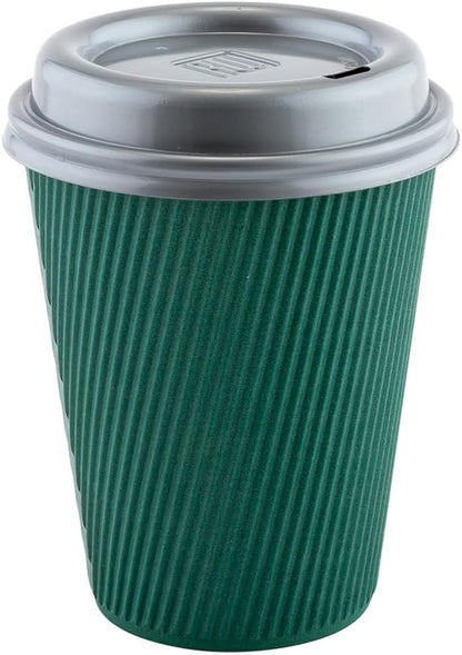 Restaurantware-12 Ounce Disposable Coffee Cups, 500 Ripple Wall Hot Cups - Image 11