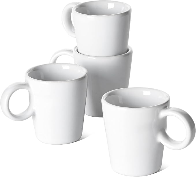 LE TAUCI 3 oz Espresso Cups, Ceramic Demitasse Cup, Mini Coffee Mugs by LETAUCI