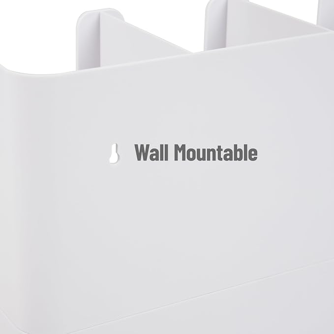 Mind Reader 6 Compartment Upright Breakroom Coffee Condiment and Cup Storage - Image 4