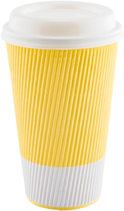 Restaurantware 16 Ounce Double Wall Disposable Coffee Cups, 500 Insulated Light - Image 13