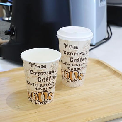 Amazon Basics Disposable Hot Paper Coffee Cups - Image 5