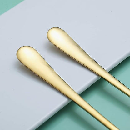 Gold Salad Server Set, Berglander Stainless Steel Salad Serving Set - Image 5
