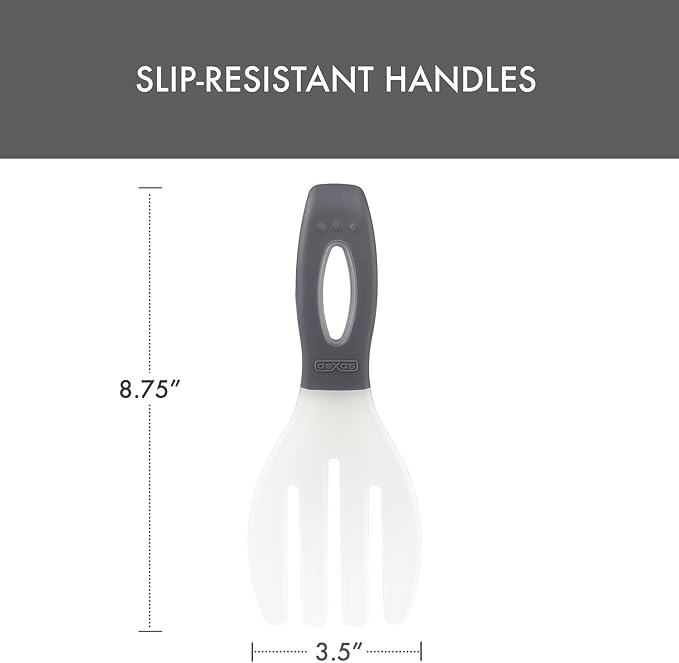 Dexas Long Handled Salad Hands, BPA-Free Salad Tossing and Serving Tools - Image 2