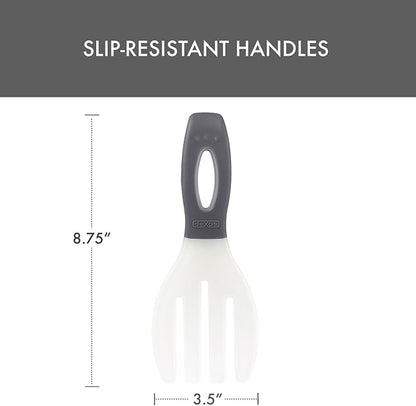 Dexas Long Handled Salad Hands, BPA-Free Salad Tossing and Serving Tools - Image 2