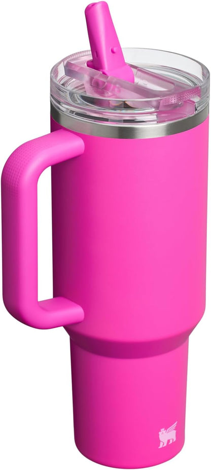 STANLEY Quencher ProTour Flipstraw Tumbler, 40 oz, Violet Blossom | Built-In - Image 3