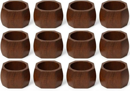 Napkin Rings Dining Table Napkin Holder, Classic Everyday Use Thanksgiving by ARNCRAFT