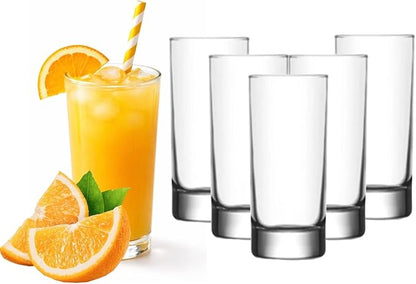 BOHEM'S Small Juice Glasses, Mini Clear Glass Cups Tumblers, Drinking Glassware by BOHEMS