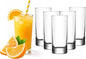 BOHEM'S Small Juice Glasses, Mini Clear Glass Cups Tumblers, Drinking Glassware by BOHEMS
