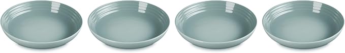 Le Creuset Stoneware Set of 4 Pasta Bowls, 8.5" each, Sea Salt by Unknown