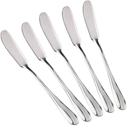 Colorsheng Set of 5 Stainless Steel Butter Knife, Butter applicator, Breakfast by Colorsheng
