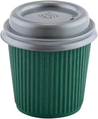 4 oz Forest Green Paper Coffee Cup - Image 9