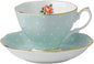 Royal Albert Polka Rose Teacup & Saucer Set by RoyalAlbert