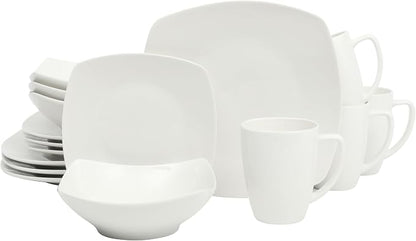 Gibson Home Zen Buffet White Porcelain Dinnerware Set by GibsonHomewares