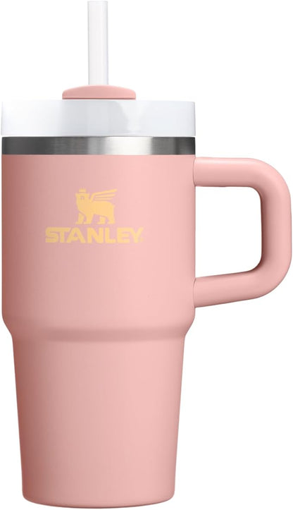 STANLEY Quencher H2.0 Flow State Tumbler, 20 oz, Peach Rose | Handle and Straw by Unknown