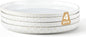Lareina Ceramic Dinner Plates 10 Inch, Embossed Boho Stoneware Plates by Lareina