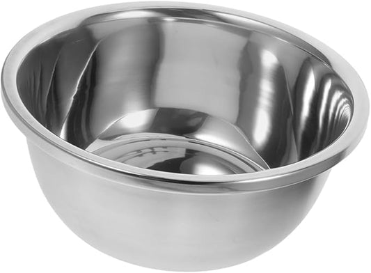 Stainless Steel Mixing Bowl Kitchen Prep Bowl for Baking Salad and Cooking Durable Noodle Bowl Space Saving Design Smooth Finish for Easy Handling