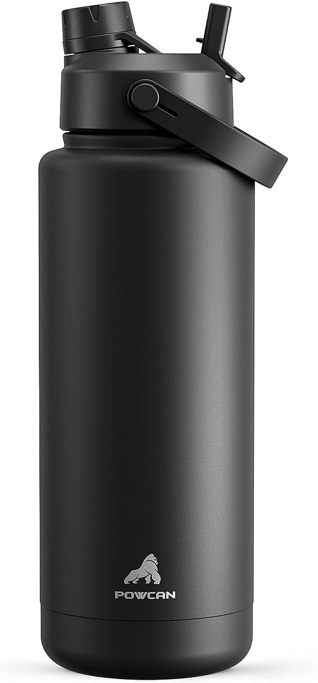 POWCAN 40 oz Insulated Water Bottle by POWCAN