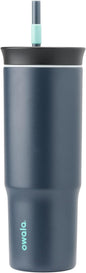 Owala Tumbler Stainless Steel Water Bottle 24 oz Foggy Tide | 2-in-1 by Unknown