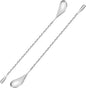 2 Pcs 12 Inch Bar Mixing Spoon Cocktail Spoon Stainless Steel Bar Long Spoon by SZLFSX