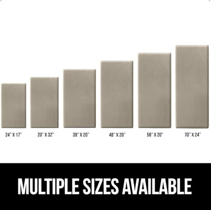 GORILLA GRIP Comfortable Cushioned Kitchen Mats for Floor, Waterproof and Stain Resistant Soft Top, 3/4 Inch Thick Ergonomic Standing Desk Anti Fatigue Mat, Foam Supports Ankles and Feet, 20x32, Taupe
