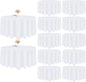 12 Pack White Round Tablecloth 90 Inch White Table Cloth Stain and Wrinkle Resistant Reusable and Washable Polyester Fabric Table Covers for Buffet Wedding Party and Banquet