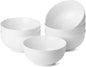 Brew To A Tea BTaT- White Bowls Set of 6, 16 oz by BrewToATea