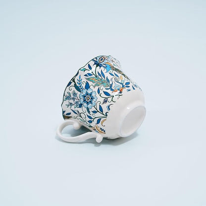 Bone China Tea Cup and Saucer Set - Image 2