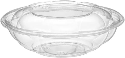 GUSTO [18 oz. - 50 Count Clear Plastic Salad Bowls - Perfect - Image 2