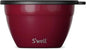S'well Stainless Steel Salad Bowl Kit 64oz, Wild Cherry, Comes by Swell