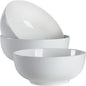 60 oz Large Pho Soup Bowls, Large Ramen Bowls, Off-White Big Ceramic Bowls Set by Zscera