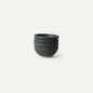 MORA Small Bowls Set of 4, 16oz Ceramic Pottery Dessert Bowls - Microwave, Oven and Dishwasher Safe - Liquorice