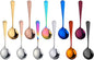 Broth Round Spoon Set, 11-Piece Reusable Stainless Steel Dinner Table Cereal by BISDARUN