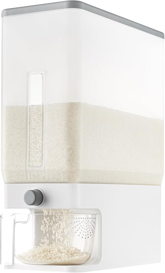 Lifewit Rice Dispenser 25 Lbs, Airtight Storage by Lifewit