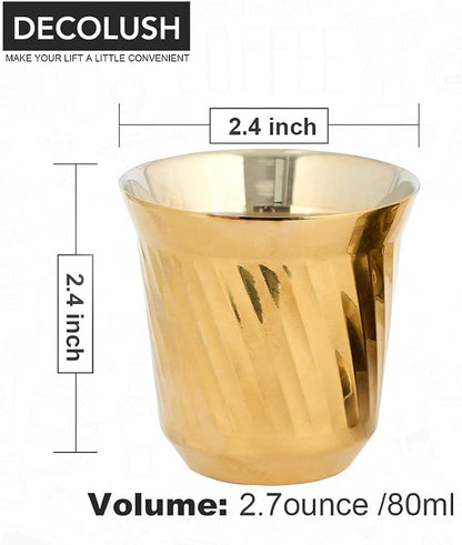 75mL Stainless Steel Espresso Cups - Image 2