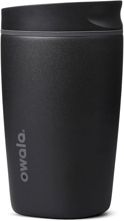 Owala SmoothSip Slider Insulated Travel Coffee Cup 12 oz Very Very Dark by Unknown
