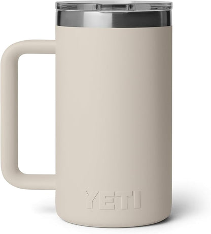 YETI Rambler 24 oz Ceramic Lined Stackable Mug 2.0, Vacuum Insulated, Stainless - Image 3